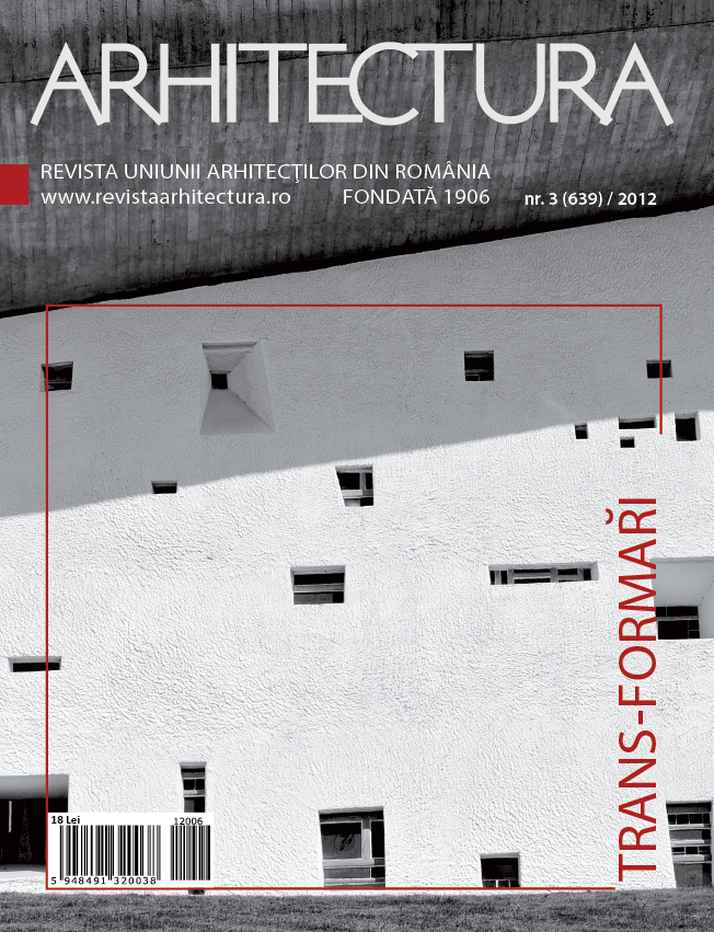 Revista ARHITECTURA 3/2012 - Transformări