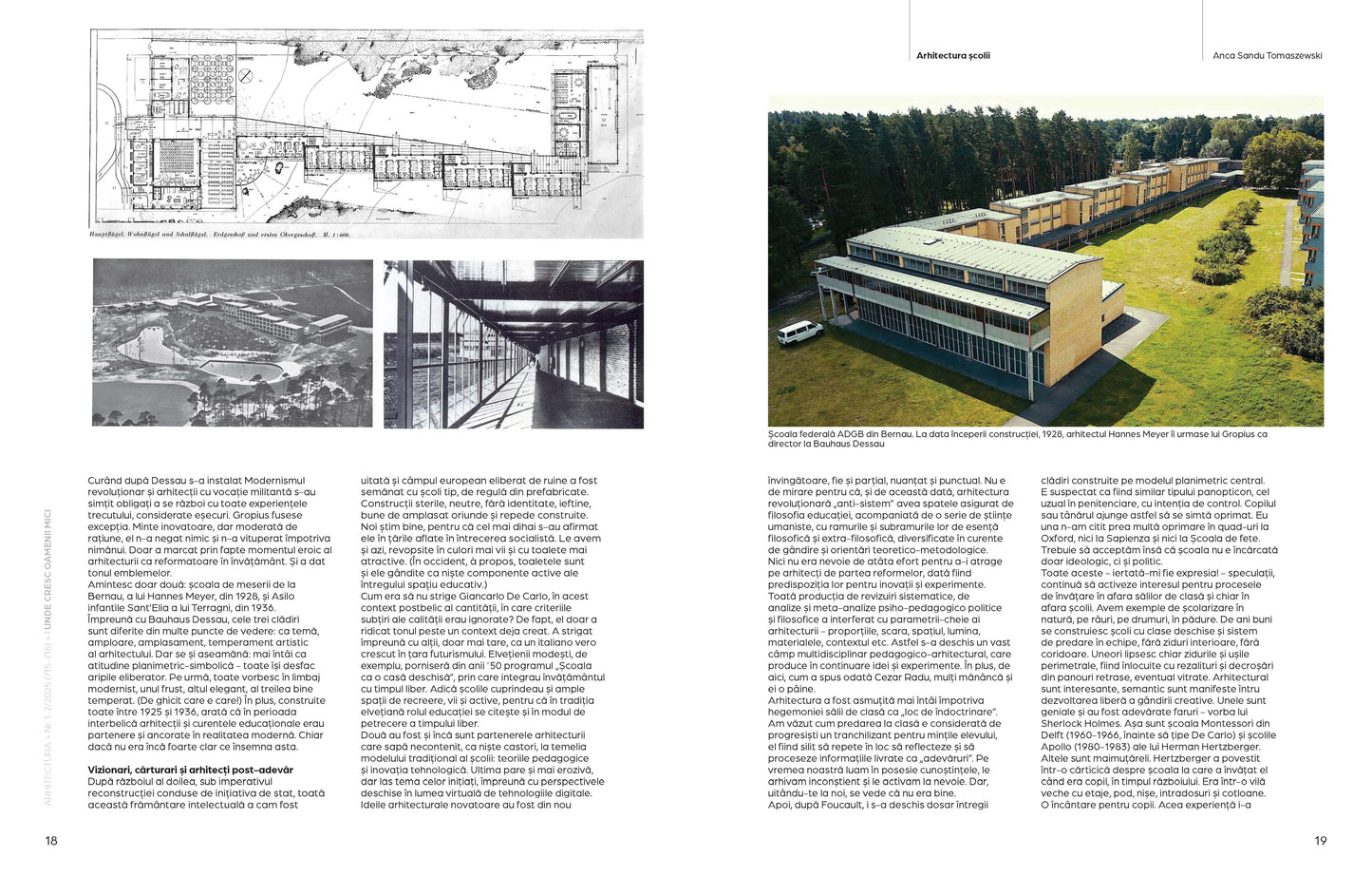 Revista ARHITECTURA 1-2/2025 - Unde cresc oamenii mici