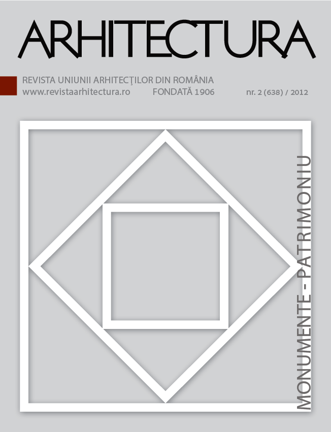 Revista ARHITECTURA 2/2012 - Monumente - Patrimoniu