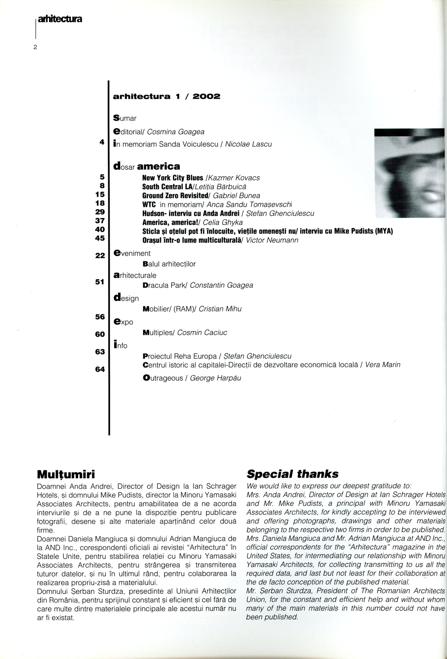 Revista ARHITECTURA 9/2002